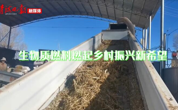 青海海东乐都：生物质颗粒燃料燃起乡村振兴新希望
