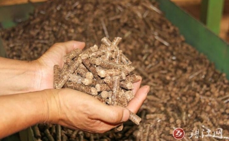 云南省迤车镇：废枝杂木“变身”环保生物质颗粒燃料